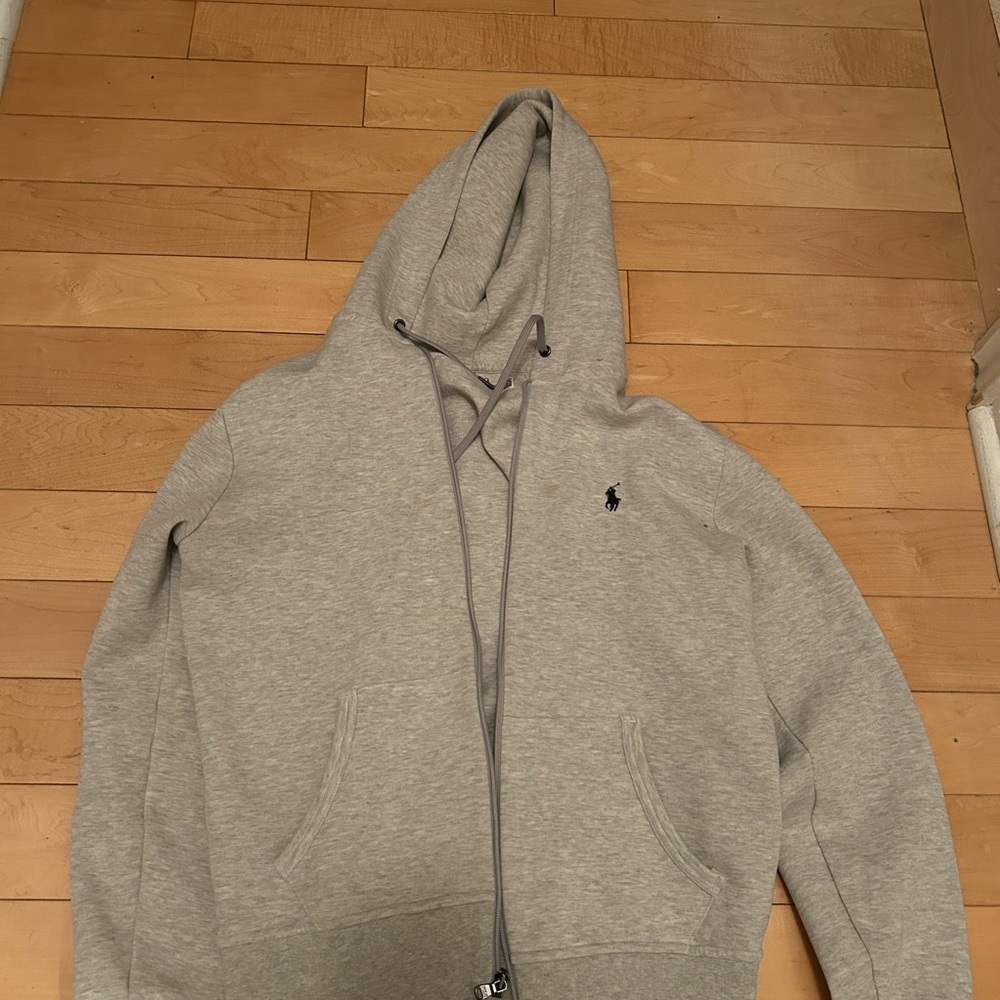 Polo Ralph Lauren Gray Zip-Up Men's Sweater